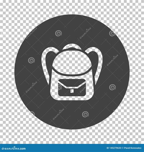 School Rucksack Icon Stock Vector Illustration Of Vector