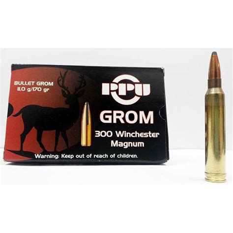 Патрони Prvi Partizan PPU 300Win Mag GROM 11g 170gr Gun Shop Rakovski