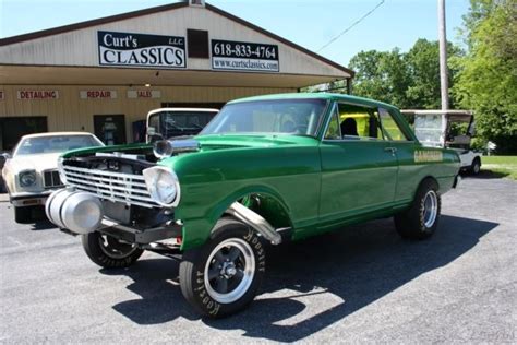 1963 Chevrolet Chevy Ii Nova Gasser Prostreet Drag Car Classic Chevrolet Nova 1963 For Sale