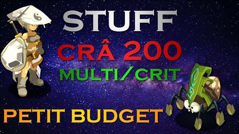 STUFF CRÂ 200 MULTI DO CRIT korriandre PETIT BUDGET 30M YouTube