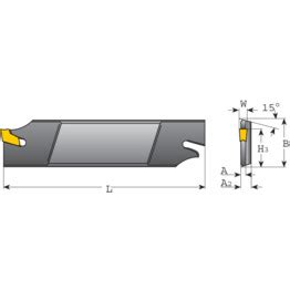 Iscar Self Grip Parting Grooving Toolholders Cromwell Tools