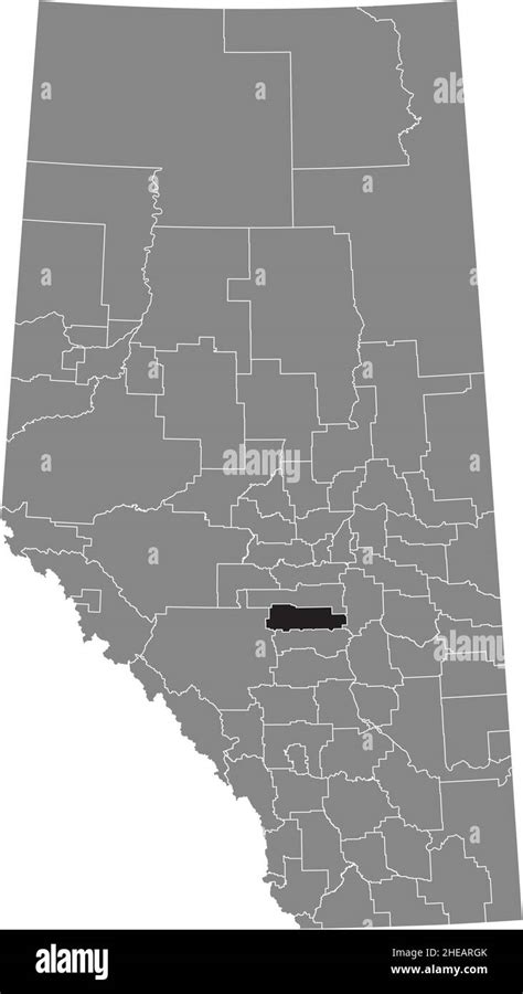 Map of ponoka alberta Black and White Stock Photos & Images - Alamy