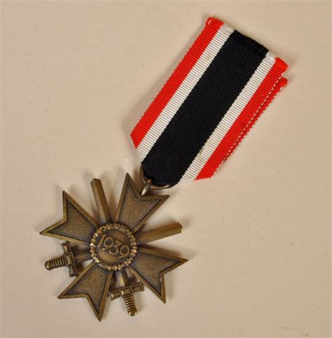 Regimentals German Wwii War Service Cross Nd Class With Swords