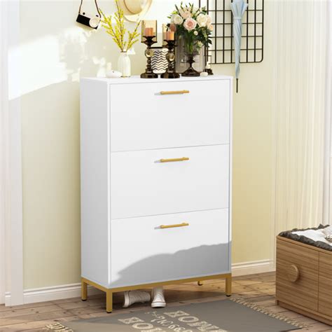 Everly Quinn Pair Shoe Storage Cabinet Reviews Wayfair