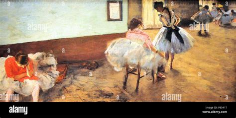 Edgar Degas The Dance Lesson 1879 Stock Photo Alamy