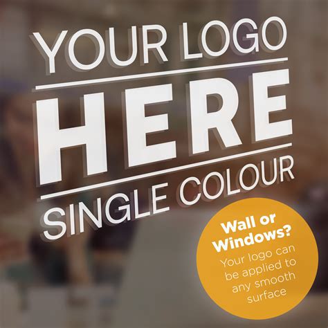 Custom Business Logo Decal | Personalised Vinyl Sticker