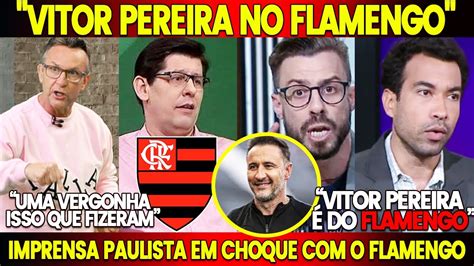 IMPRENSA PAULISTA PERDE A LINHA SOBRE VITOR PEREIRA NO FLAMENGO