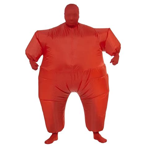 Adult Chub Suit Inflatable Blow Up Unicolor Full Body Inflatable Costume Jumpsuit Mascot