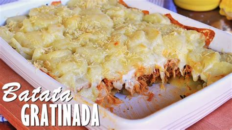 Batata Gratinada Com Frango Super FÁcil E RÁpido Menino Prendado