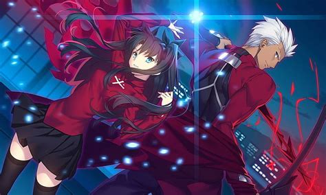 HD wallpaper: tohsaka rin archer fate stay night fate series fate stay ...