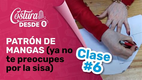 Aprende a trazar un Patrón Básico de Manga COSTURA DESDE 0 clase 6