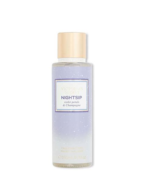 Victorias Secret Nightsip Violet Petals And Champagne Body Mist 250ml