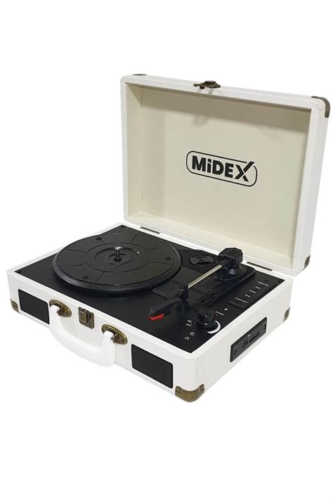 Midex Mtx White Pikap Plak Alar Arjl Bluetooth Usb Aux