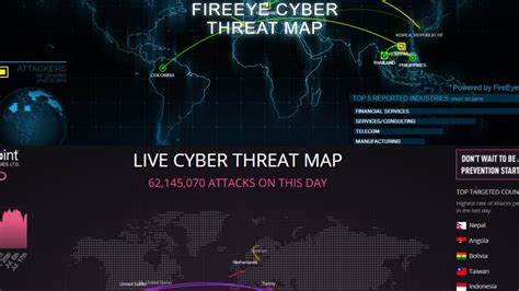 Live cyber attack map - genuinelsa