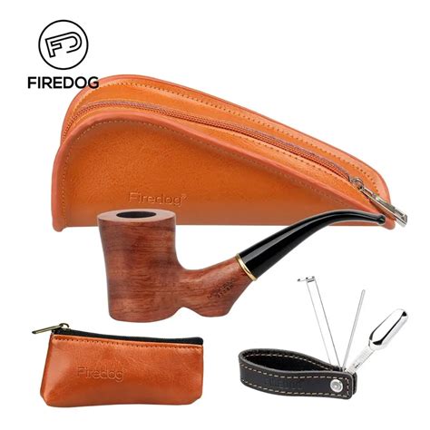 Aliexpress.com : Buy FIREDOG Smoking Pipe Set Rose Wood Tobacco Pipes ...