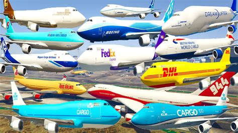 Gta V Every Boeing Cargo Airplanes All Airports Best Extreme