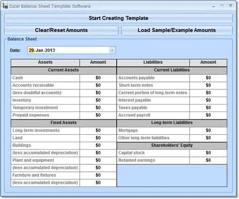 9+ Balance Sheet Formats In Excel - Excel Templates