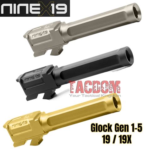 Ninex V Match Crowned Barrel For Glock Gen Mm