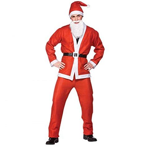 Santa Suit 5 Pieces Adult Costume Mens Costumes From A2z Fancy Dress Uk