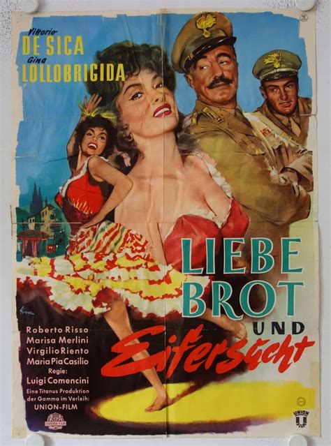 Brot Liebe Und Eifersucht Originales Deutsches Filmplakat