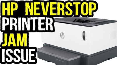 Hp Neverstop Laser Mfp Er Or Er Displays Paper Jam Issue