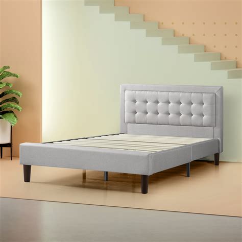 Zinus 42” Dachelle Upholstered Platform Bed Frame King