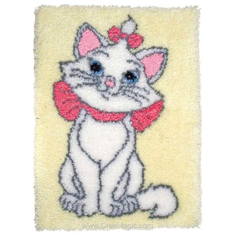 Anchor tapis point noué marie aristochats disney