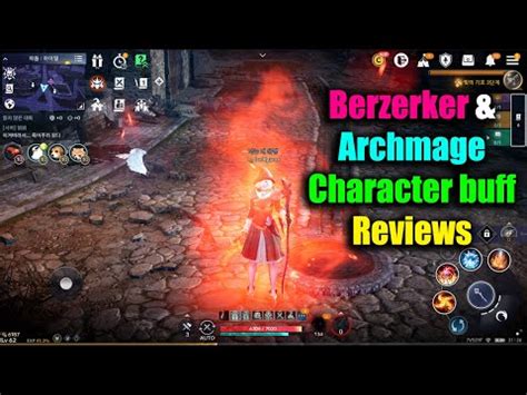 Black Desert Mobile Berserker ArchMage Character Buff Reviews