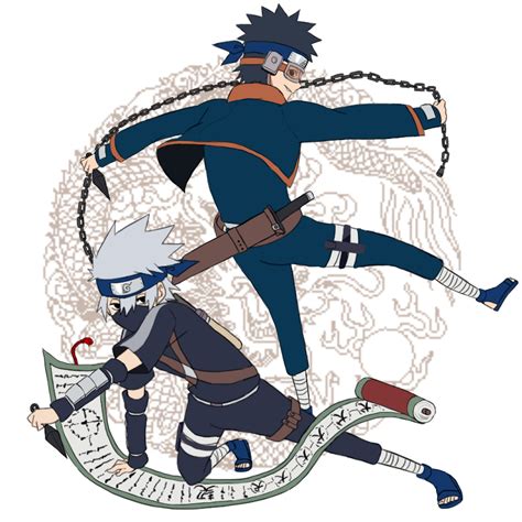 Obito Uchiha and Kakashi Hatake - obito uchiha Fan Art (37483817 ...