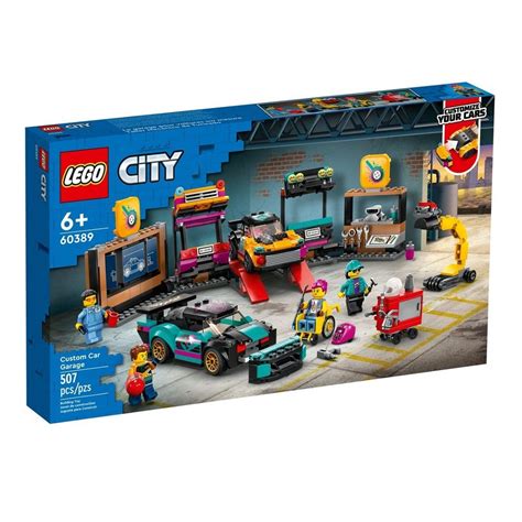 Lego City 60389 Custom Car Garage For 6 Years 507 Pieces Maya Toys