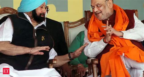 Punjab Delhi Captain Amarinder Singh Meets Home Minister Amit Shah