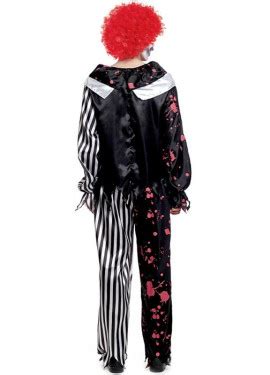 Costume Da Clown Killer Hamburger Per Uomo