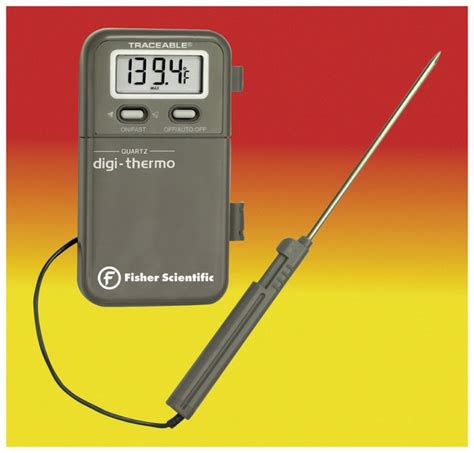 Fisherbrand Traceable Digital Thermometer With Stainless Steel Probe