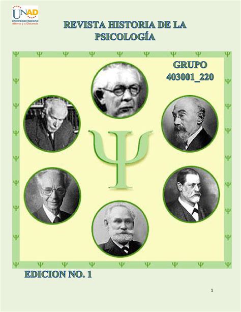 Revista Historia De La Psicologia By Carolina Issuu