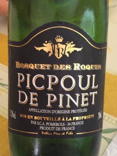 Vignobles Vellas Bosquet Des Roques Picpoul De Pinet Vivino Brasil