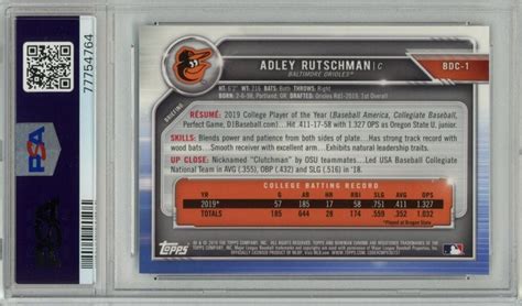 ミントモール MINT 池袋店 2019 Bowman Chrome Draft Baltimore Orioles Adley