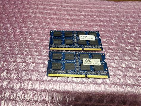 Yahooオークション 即決 Cfd製 Ddr3 4gb×2枚 合計8gb Pc3 10600s Pc