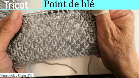 Point De Bl Tuto Tricot Youtube