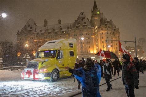 Why Are Truckers Protesting In Canada The New York Times