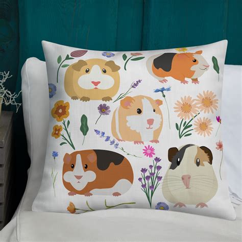 Guinea Pig Pillow Guinea Pig Cushion Guinea Pigs Guinea Pig T