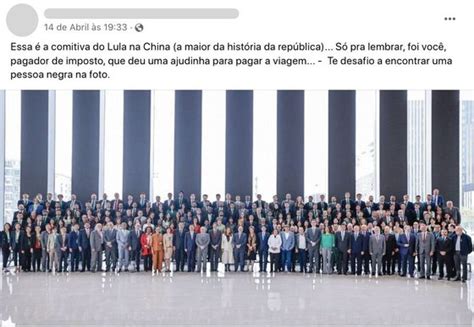 Fact Check Foto 200 Pessoas Mostra A Comitiva Oficial Que Lula