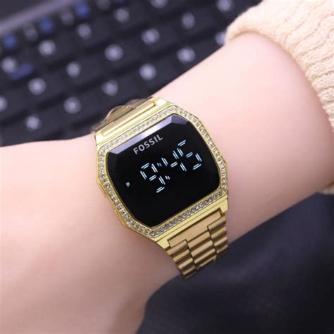 Jual Holypopshop Terbaru Jam Tangan Digital Wanita Fos Kotak List