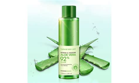 Bioaqua 92 Aloe Vera Moisturizing Toner Brightening Skin 120ml Groupon