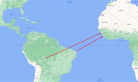 Terrible Maps On Twitter The Easternmost Point Of Brazil Is Closer To