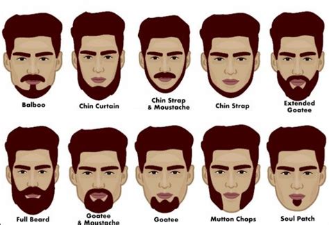 Names Of Facial Hair Styles You Need To Know Beards Styles Trend