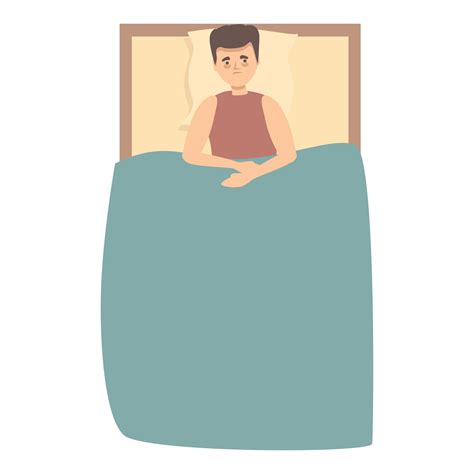 Travel insomnia icon cartoon vector. Jet lag 14331063 Vector Art at ...