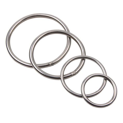 Stainless Steel Round Ring Welded Nickel Plated Marine Grade O Rings 4