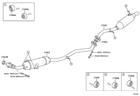 TOYOTA VERSOAUR20L GWFEYW TOOL ENGINE FUEL EXHAUST PIPE Japan