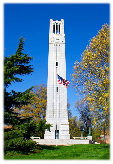 NC State Memorial Bell Tower NCSU North Carolina State