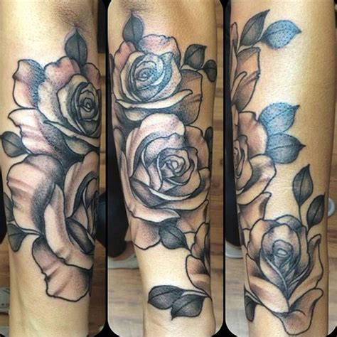 Oly Anger Tattoo On Instagram Roses By Alex Deschenes Mtl